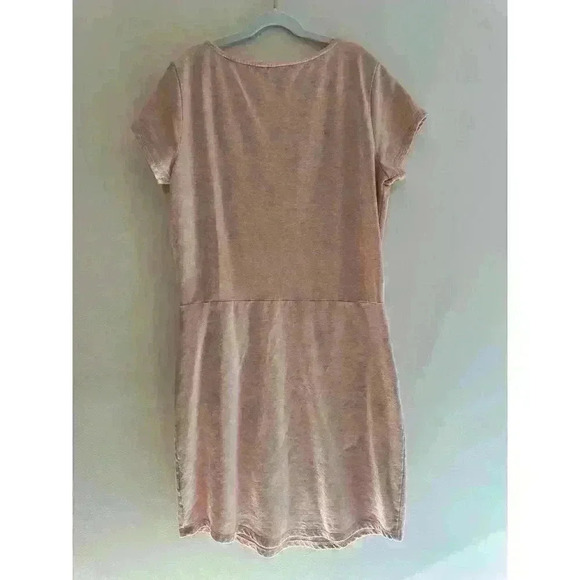 Synergy Pink Organic Clothing French Terry Matinee Dress Medium GOTS Certified - Picture 2 of 6